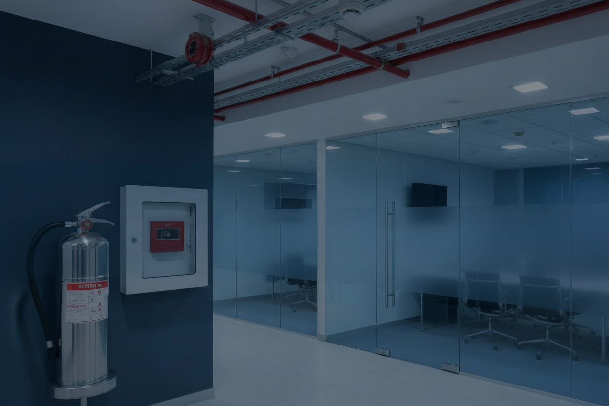 
ITM Empire is a trusted leader in life-safety and fire protection services, proudly serving buildings and businesses for over 10 years. With a strong reputation built on reliability, expertise, and customer satisfaction, we have become a proven success in the fire safety industry. i want a photo relatet with text